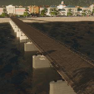 Cities Skylines Content Creator Pack Bridges & Piers Pont Piéton Européen