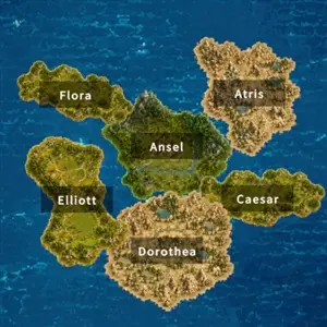 Clan and Crown - Carte de L'île