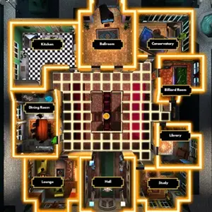 Clue/Cluedo: Classic Edition - Pièces