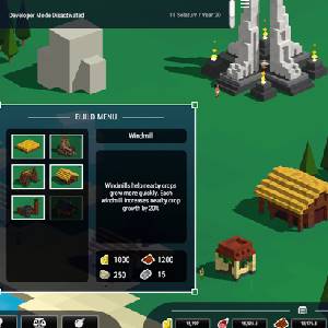 Creo God Simulator - Menu de Construction