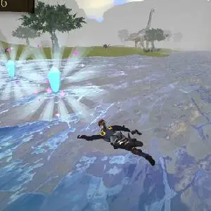 Crystal Vale: Dino Escape - Natation