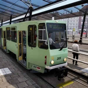 CTS: 2026 - Tram DLC: Tatra KT4D - Gare Routière