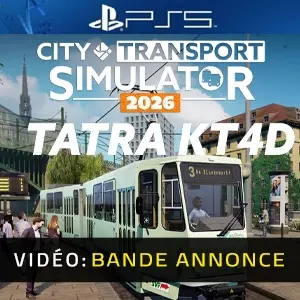 CTS: 2026 - Tram DLC: Tatra KT4D PS5 - Bande-annonce Vidéo