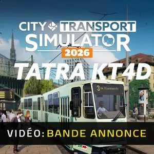 CTS: 2026 - Tram DLC: Tatra KT4D - Bande-annonce Vidéo