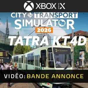 CTS: 2026 - Tram DLC: Tatra KT4D Xbox Series - Bande-annonce Vidéo