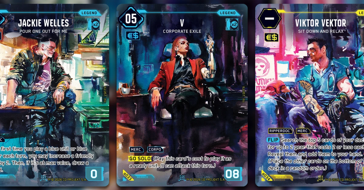 Cyberpunk Trading Card Game Kickstarter