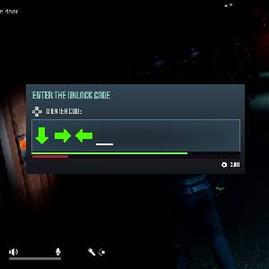 Dark Hours - Entrer le code