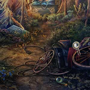 Chemin vers le manoir de la reine des loups