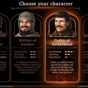 Defender of the Crown: The Legend Returns - Choisissez votre Personnage