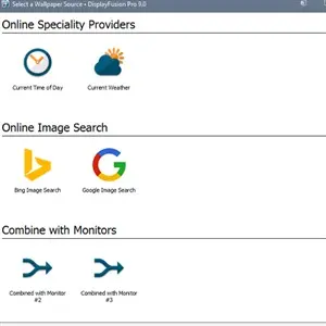 DisplayFusion - Onglet source du fond D’écran