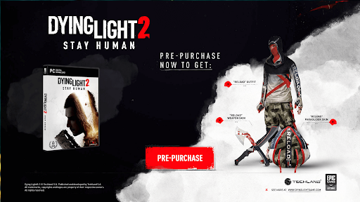 Dying Light 2 pre-order bonus Cd Key
