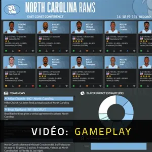 Draft Day Sports College Basketball 2022 - Vidéo de gameplay