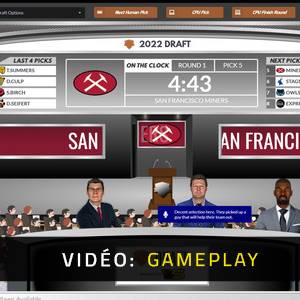 Draft Day Sports Pro Football 2022 Vidéo de gameplay