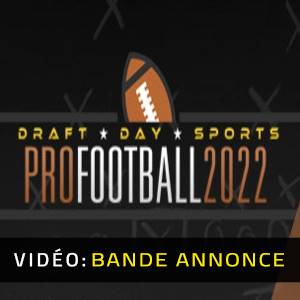 Draft Day Sports Pro Football 2022 Bande-annonce vidéo