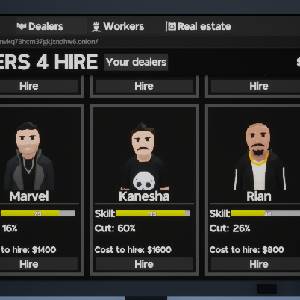 Drug Lord Tycoon - Dealers à Louer