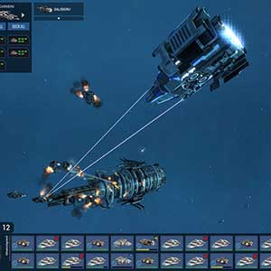 Dust Fleet Vaisseau spatial Attaquant