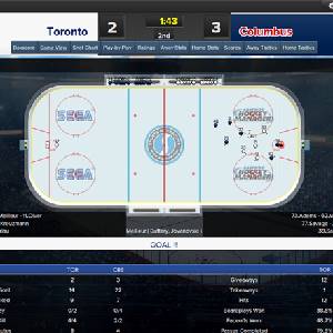Eastside Hockey Manager - Toronto contre Columbus