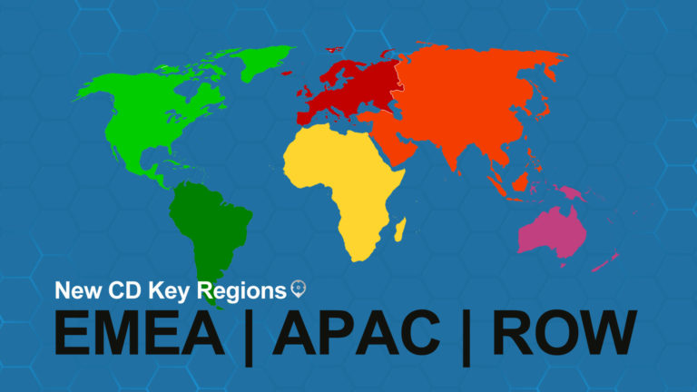 EMEA APAC RoW Régions