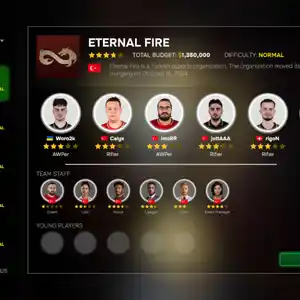 Esports Manager 2026 - Feu éternel