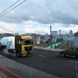 Euro Truck Simulator 2 West Balkans - Passerelle sur Maisons