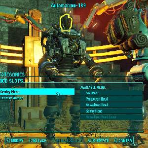Fallout 4 Automatron - Sentry Head