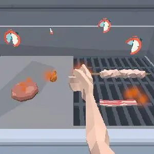 Fast Burger Simulator - Grillage