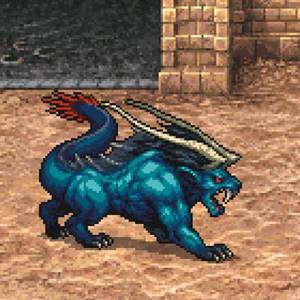 Final Fantasy Pixel Remaster - Béhémoth