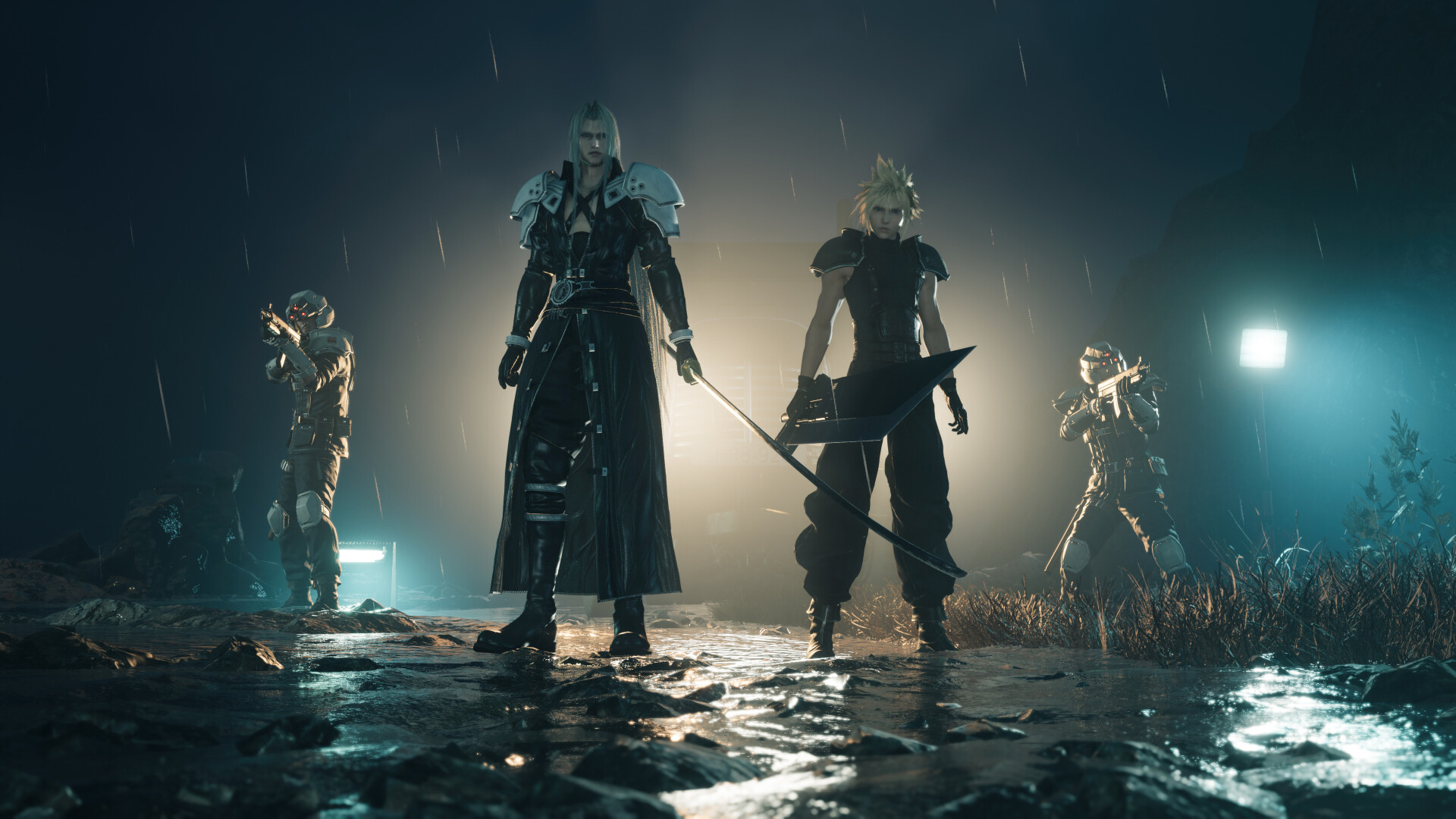 Membres du groupe FINAL FANTASY VII REBIRTH explorant sur PC