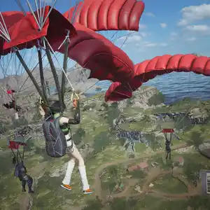 Final Fantasy VII: Revelation - Saut en parachute
