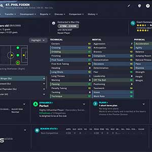 Football Manager 2023 - Informations sur les joueurs