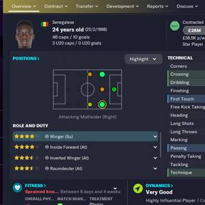 Football Manager 2023 In-game Editor Vue d'Ensemble