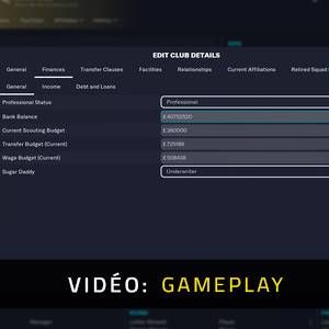 Football Manager 2023 In-game Editor Vidéo de gameplay