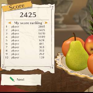 Fruit Mountain - Classement des Scores