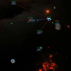 Galaxy Trek - Attaque ennemie