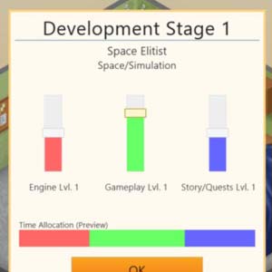 Game Dev Tycoon - Stade de développement