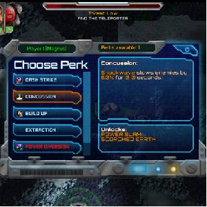 Gerty - Choisir une Perk