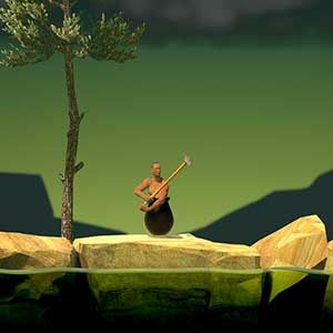 Getting Over It with Bennett Foddy - le sommet de la montagne
