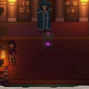 le sorcier fugitif au manteau violet