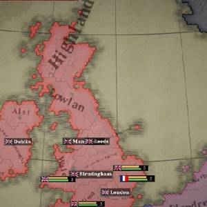 Gilded Destiny - Carte du Royaume-Uni