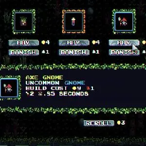Gnomes  - Menu de la boutique