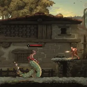 God of War Sons of Sparta - Monstre mi-humain mi-serpent