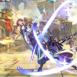 Granblue Fantasy Versus Rising Katalina contre Lancelot