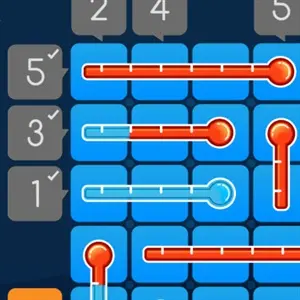 Grids of Thermometers - Niveau Difficile