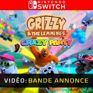 Grizzy and the Lemmings Crazy Party Nintendo Switch - Bande-annonce