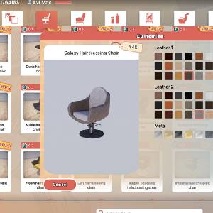 Hairdresser Simulator Personnaliser les Cheveux