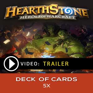 Acheter Hearthstone Heroes of Warcraft 5 x Deck of Cards Clé Cd Comparateur Prix