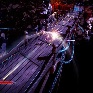 defeated and imprisoned