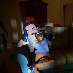 Hello Neighbor - Boire du Café