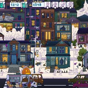 Hidden Cats in Spooky Town - Maisons