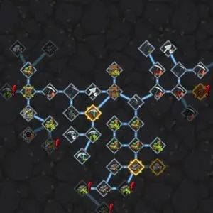 Idle DeepMiner - Arbre de Compétences